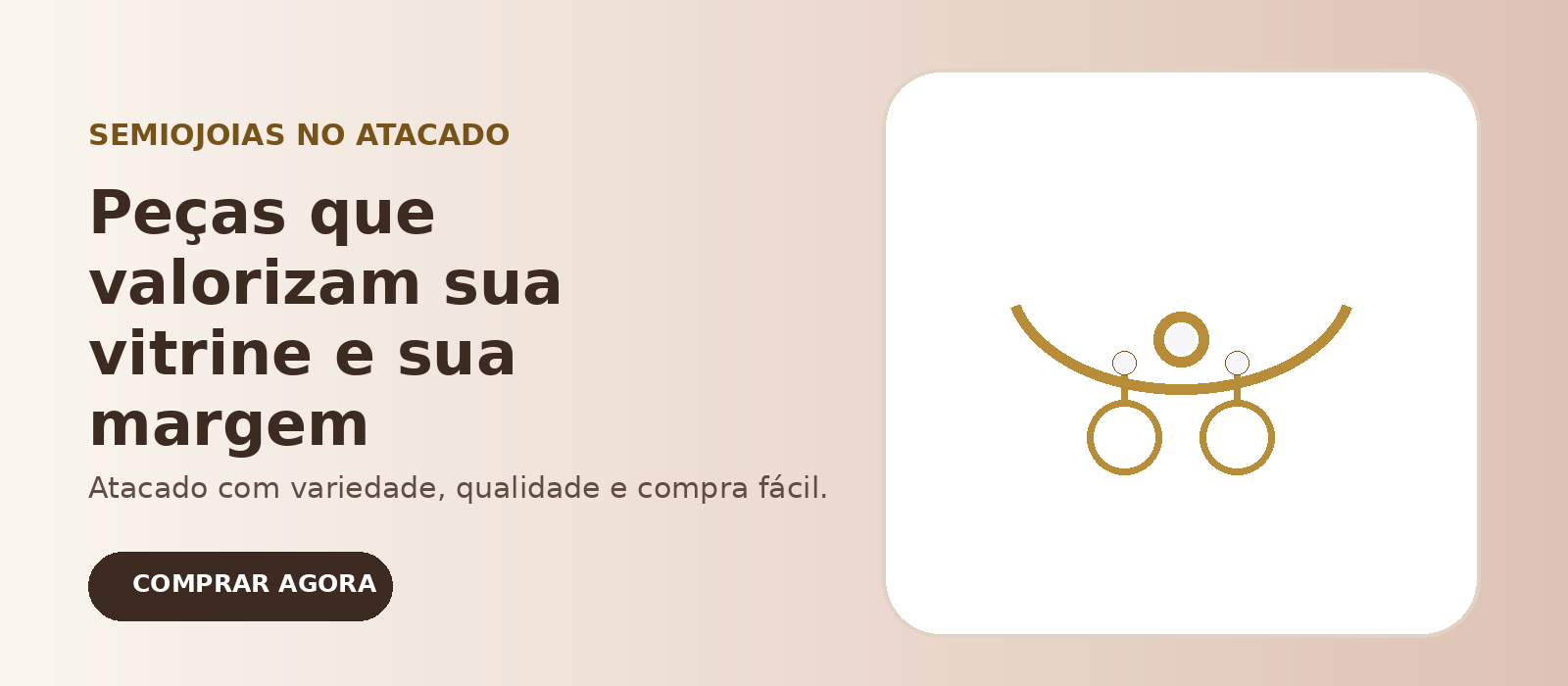 Semijoias no atacado