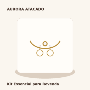 Kit Essencial com 10 Semijoias para Revenda