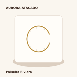 Pulseira Riviera Brilho Premium no Atacado